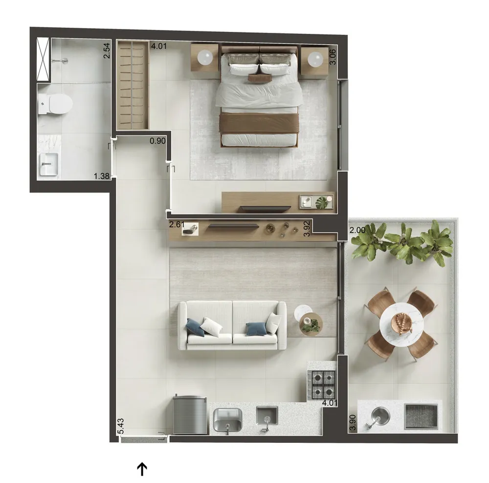 Apartamento, 1 quarto, 30 m² - Foto 32