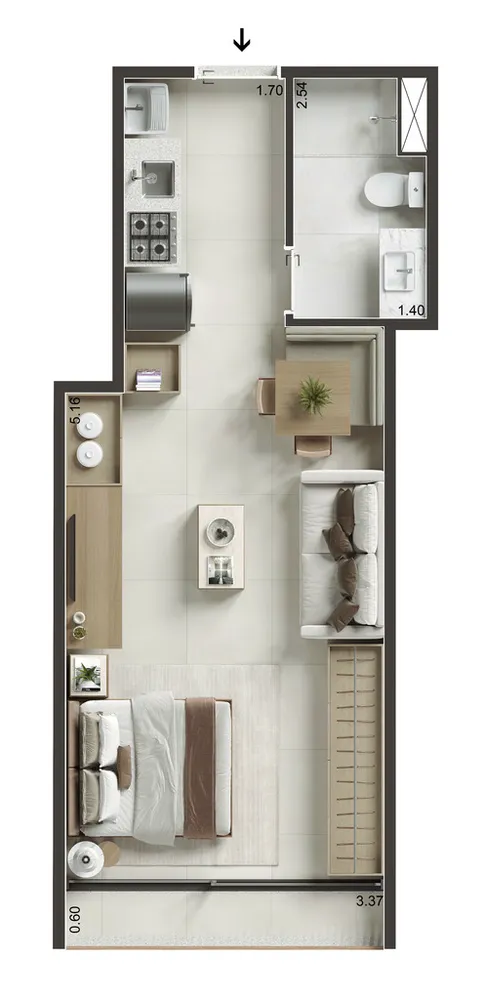 Apartamento, 1 quarto, 30 m² - Foto 29