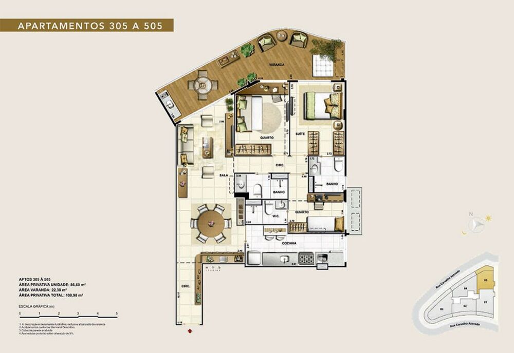Apartamento à venda com 3 quartos, 179m² - Foto 7
