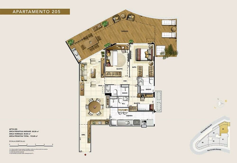 Apartamento à venda com 3 quartos, 179m² - Foto 10
