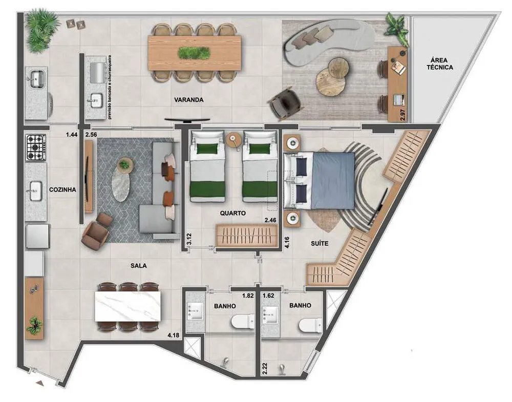 Apartamento, 3 quartos, 183 m² - Foto 24