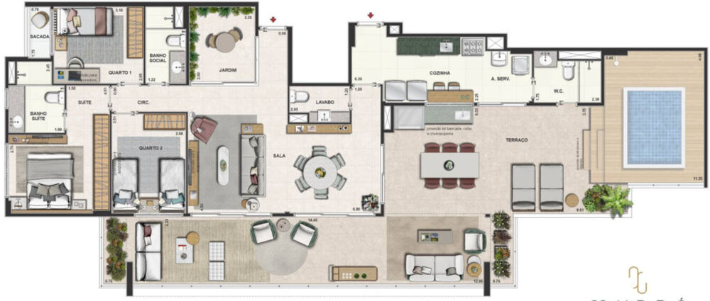 Apartamento, 3 quartos, 92 m² - Foto 77