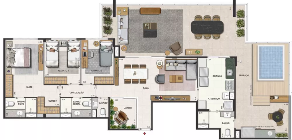 Apartamento, 3 quartos, 92 m² - Foto 57