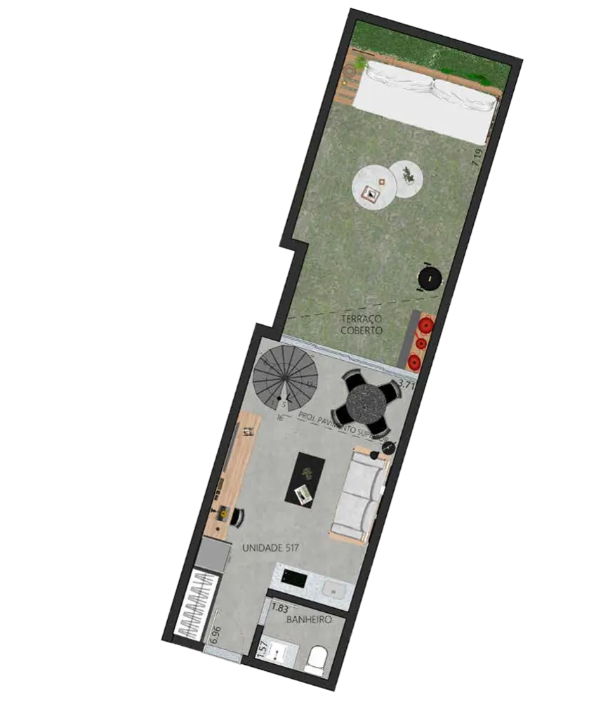 Apartamento, 1 quarto, 44 m² - Foto 79