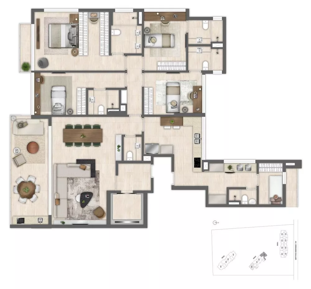 Cobertura, 4 quartos, 290 m² - Foto 64