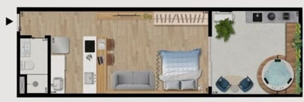 Apartamento à venda com 1 quarto, 47m² - Foto 12