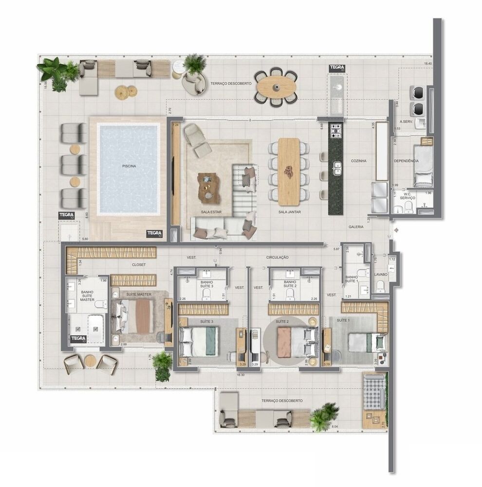 Apartamento, 3 quartos, 186 m² - Foto 20