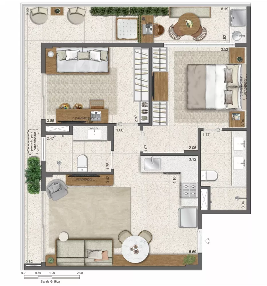 Apartamento, 1 quarto, 38 m² - Foto 27