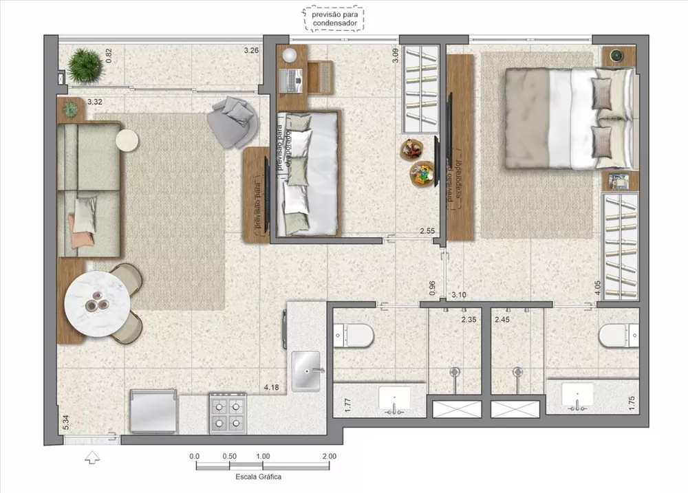 Apartamento, 1 quarto, 38 m² - Foto 35