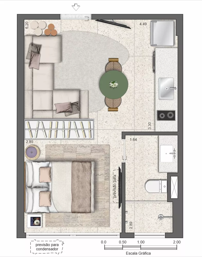 Apartamento, 1 quarto, 38 m² - Foto 37