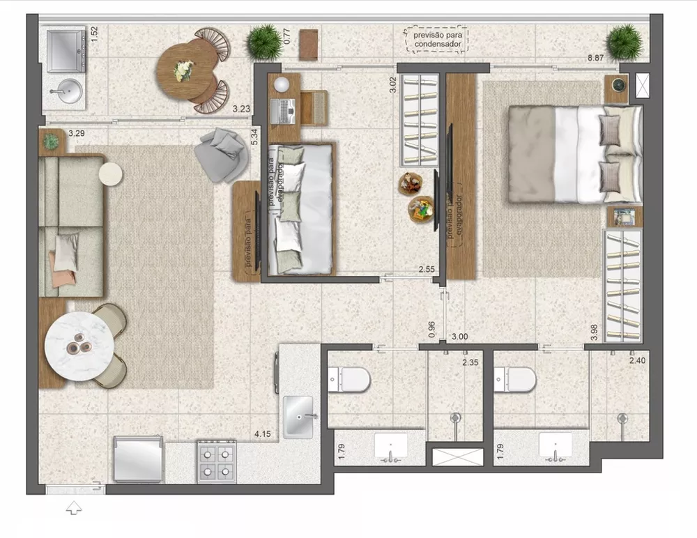Apartamento, 1 quarto, 38 m² - Foto 32