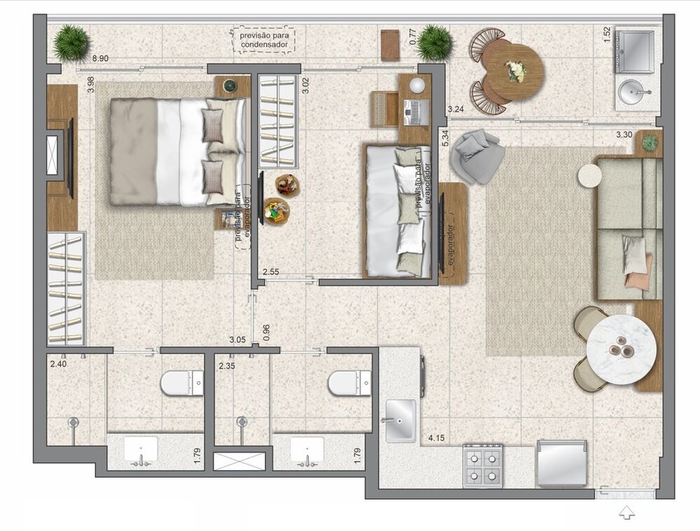 Apartamento, 1 quarto, 38 m² - Foto 13