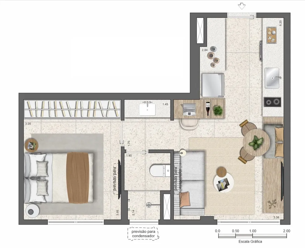 Apartamento, 1 quarto, 38 m² - Foto 35