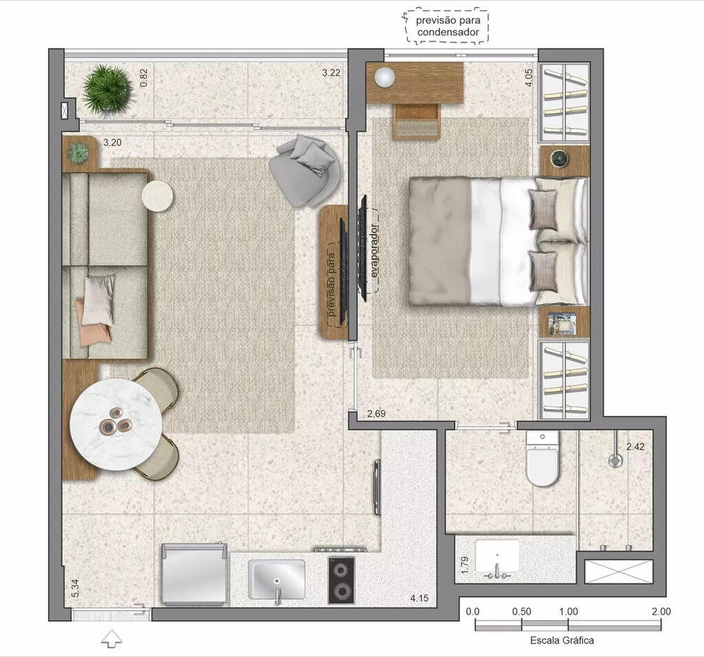 Apartamento, 1 quarto, 38 m² - Foto 38
