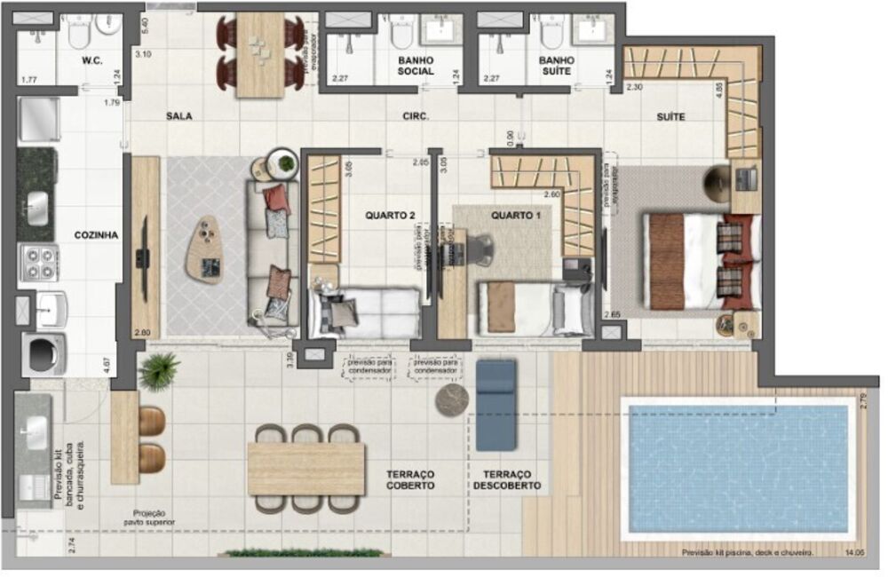 Apartamento, 4 quartos, 165 m² - Foto 65