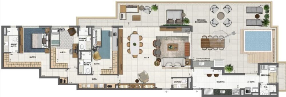 Apartamento, 4 quartos, 165 m² - Foto 49