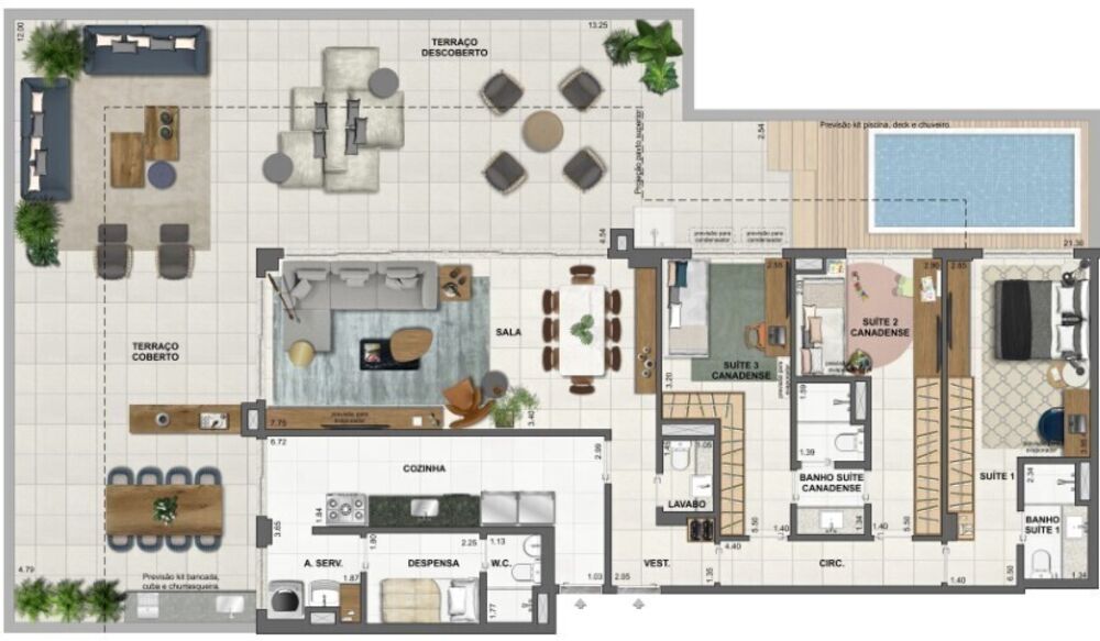 Apartamento, 4 quartos, 165 m² - Foto 45
