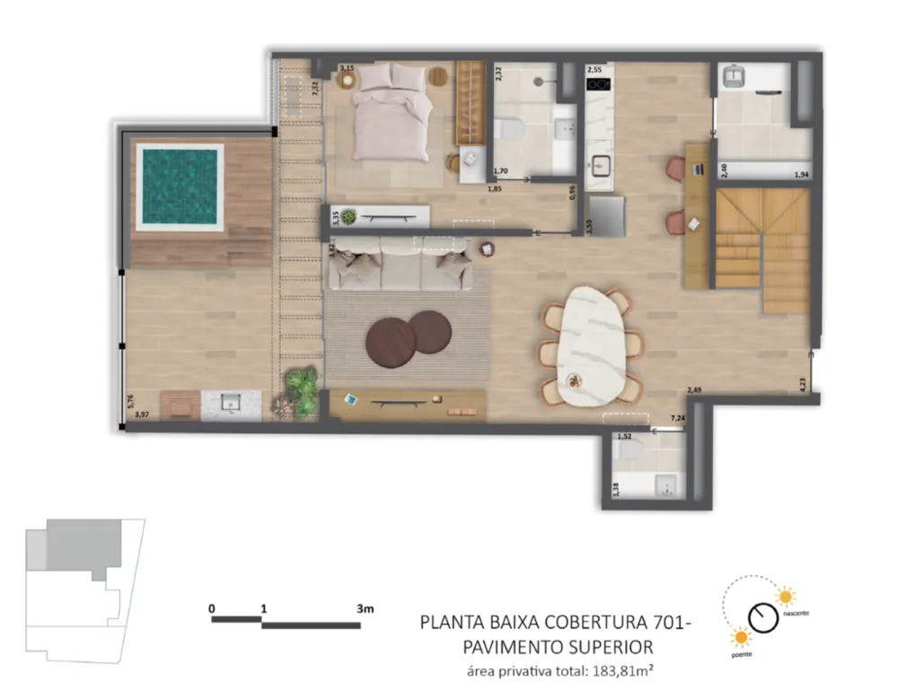 Apartamento, 1 quarto, 43 m² - Foto 52