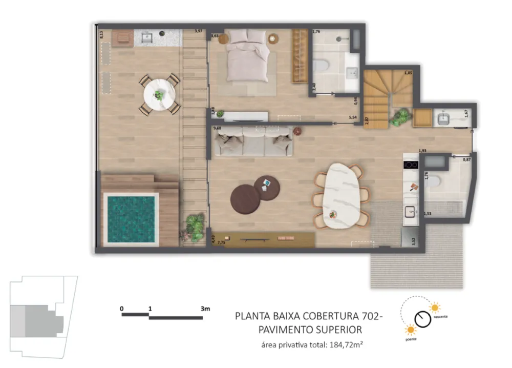 Apartamento, 1 quarto, 43 m² - Foto 54