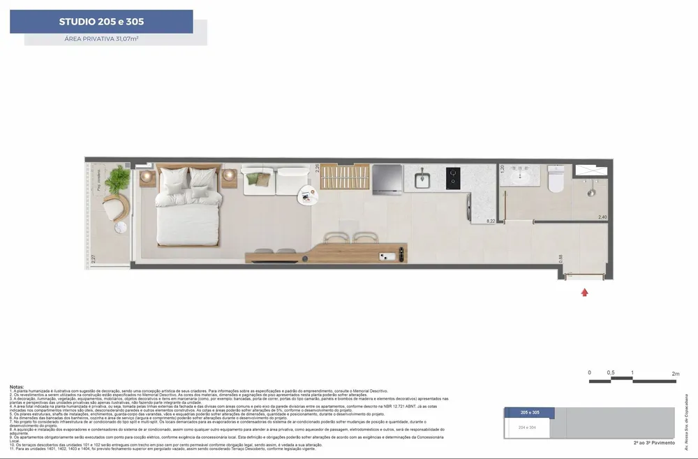 Apartamento, 1 quarto, 31 m² - Foto 61