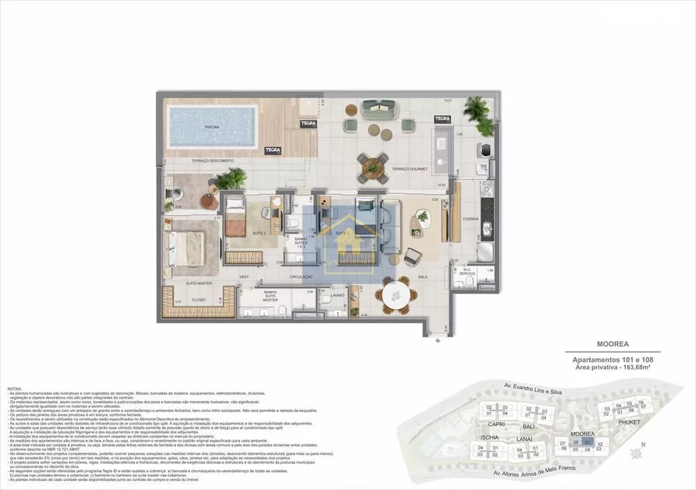 Apartamento, 3 quartos, 125 m² - Foto 3