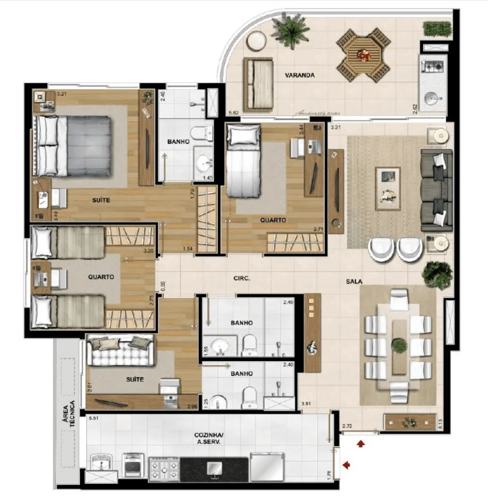 Apartamento, 2 quartos, 86 m² - Foto 30