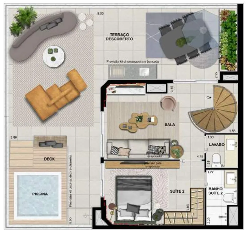 Cobertura, 2 quartos, 150 m² - Foto 39
