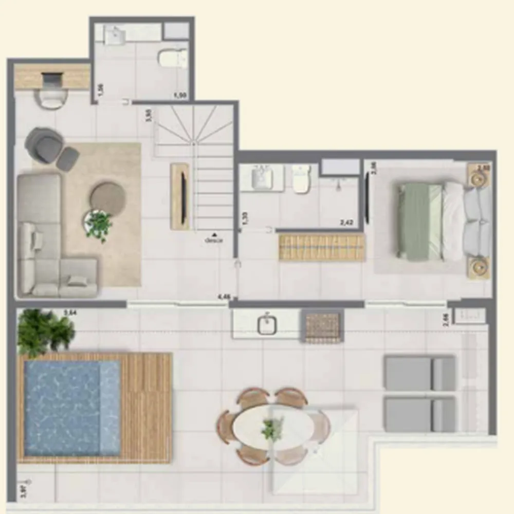 Cobertura, 3 quartos, 103 m² - Foto 71