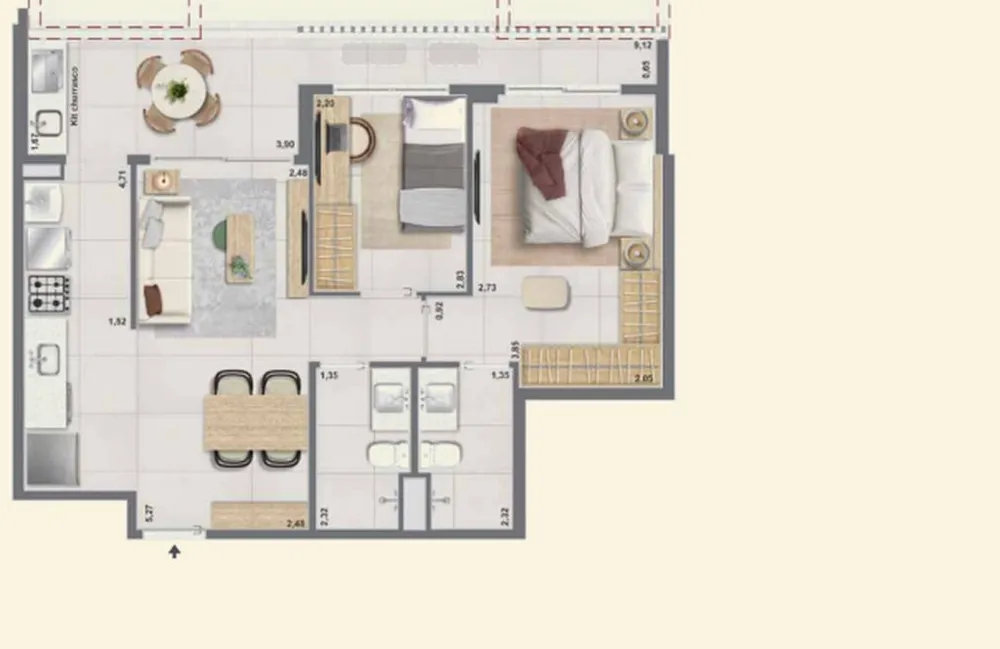 Cobertura, 3 quartos, 103 m² - Foto 65