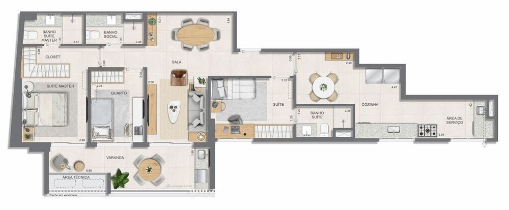 Apartamento, 3 quartos, 114 m² - Foto 30