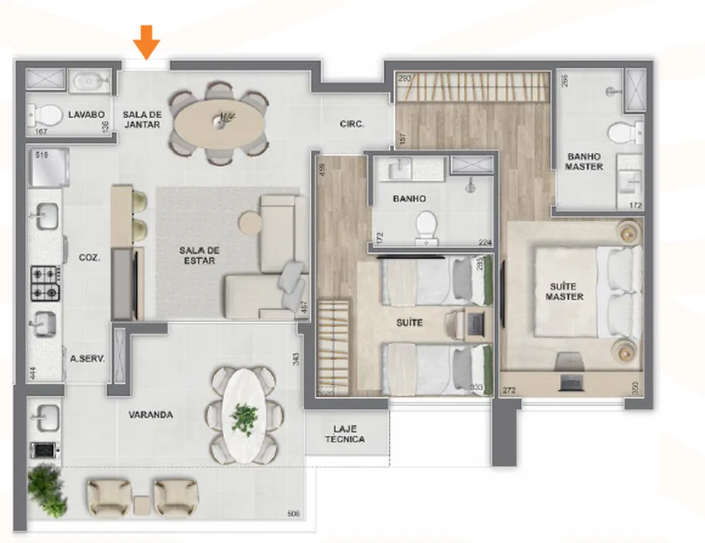 Apartamento, 2 quartos, 79 m² - Foto 56