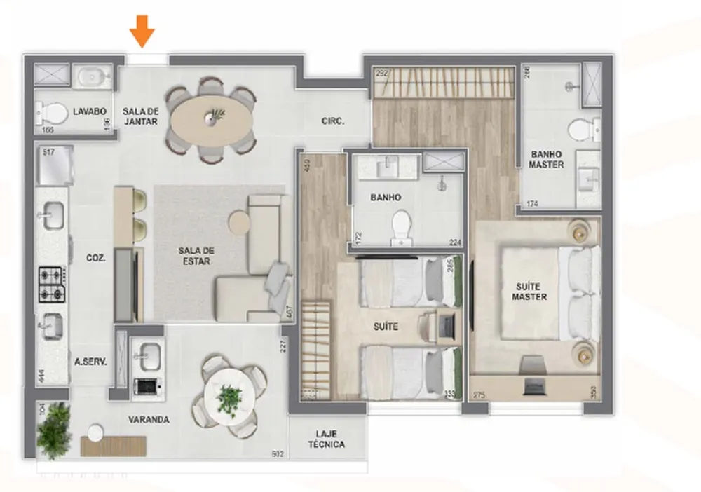 Apartamento, 2 quartos, 79 m² - Foto 105
