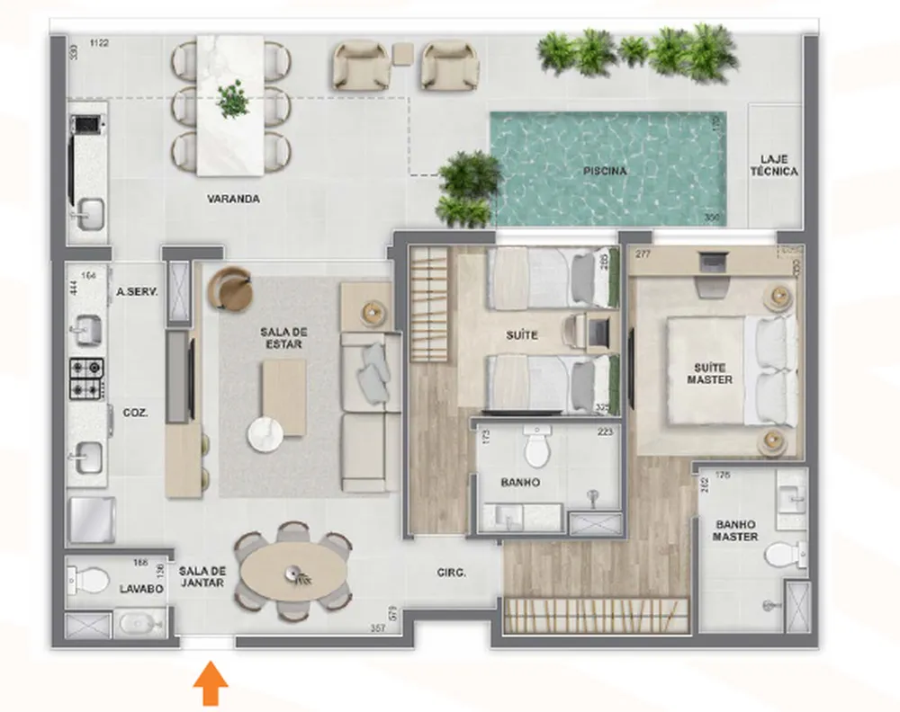 Apartamento, 2 quartos, 79 m² - Foto 58