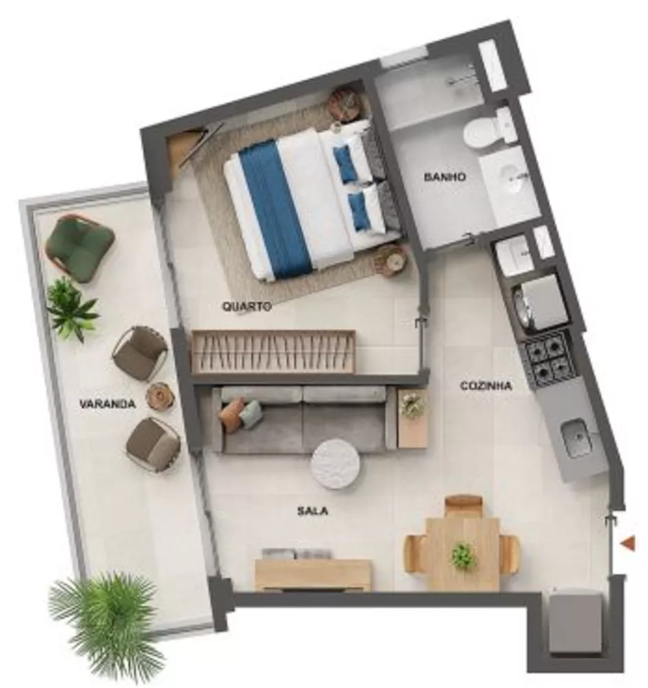 Apartamento, 1 quarto, 74 m² - Foto 25