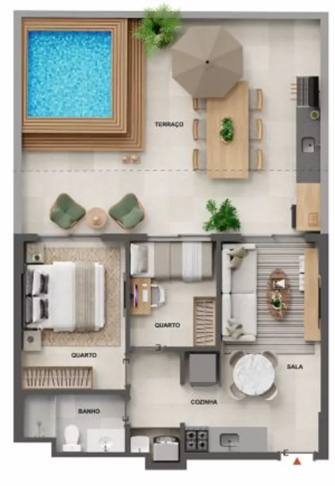 Apartamento, 1 quarto, 74 m² - Foto 43