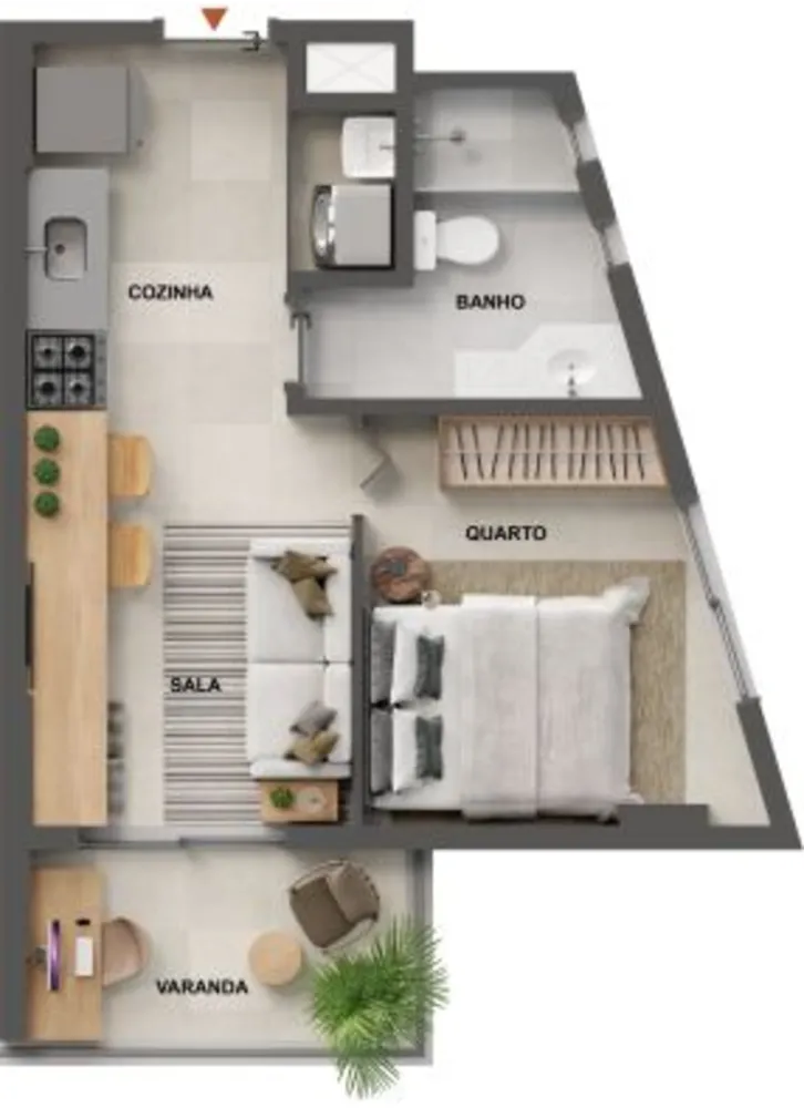 Apartamento, 1 quarto, 74 m² - Foto 69
