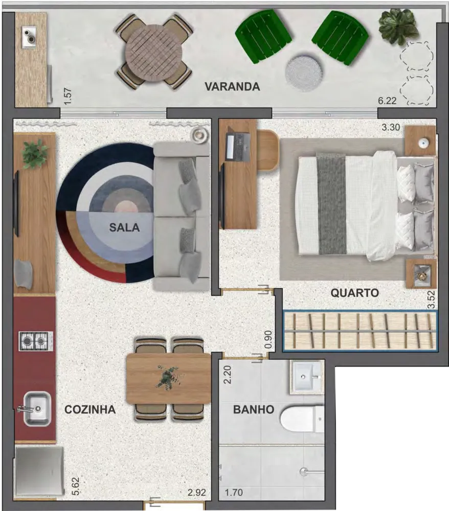 Apartamento, 2 quartos, 66 m² - Foto 44
