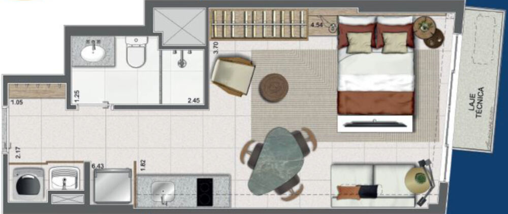 Apartamento, 1 quarto, 32 m² - Foto 14