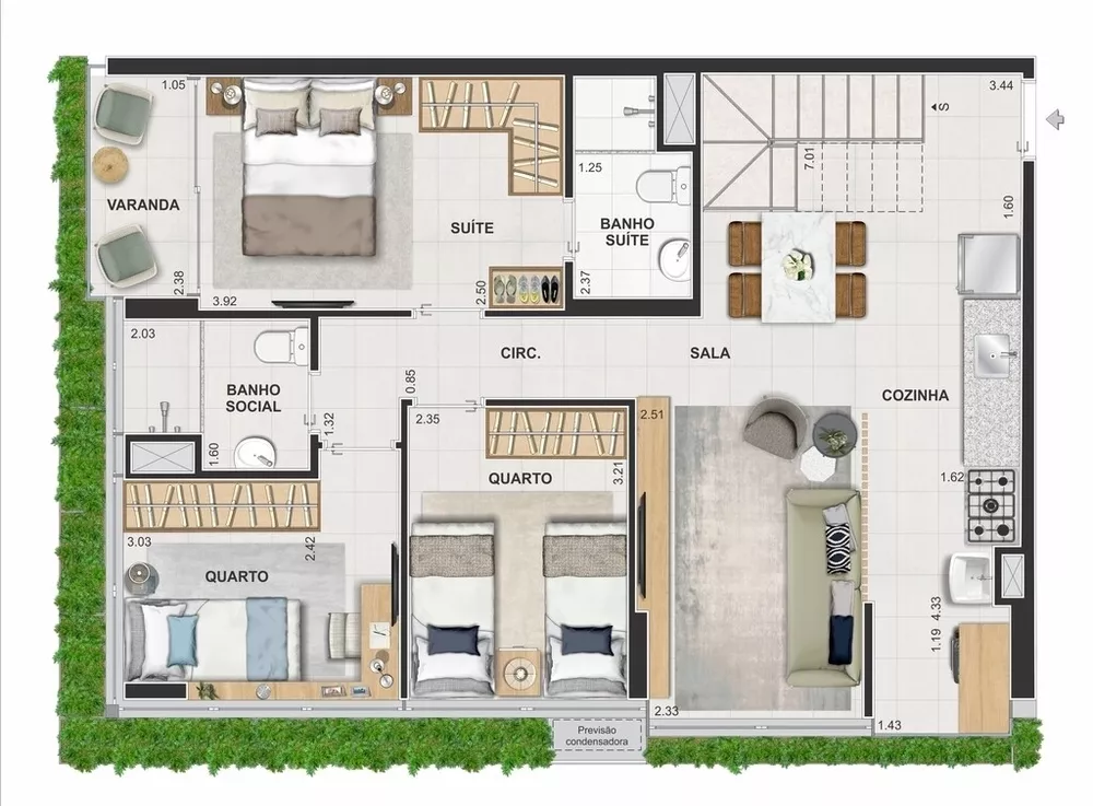 Apartamento, 2 quartos, 60 m² - Foto 23