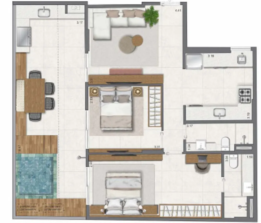 Apartamento, 3 quartos, 109 m² - Foto 26