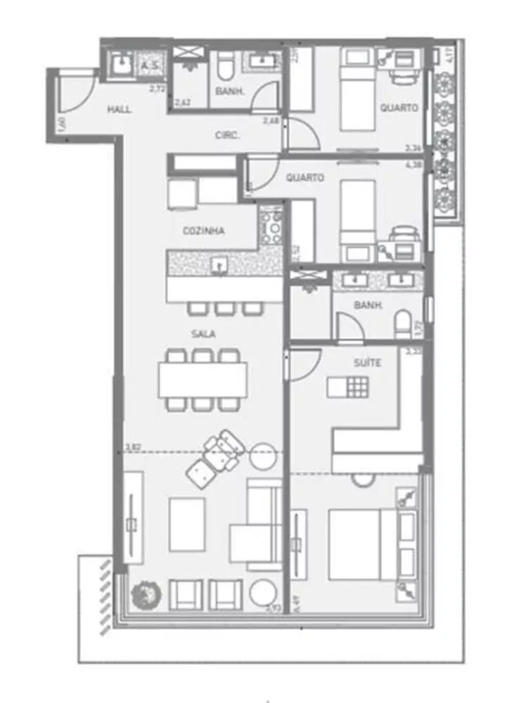 Apartamento, 3 quartos, 97 m² - Foto 4