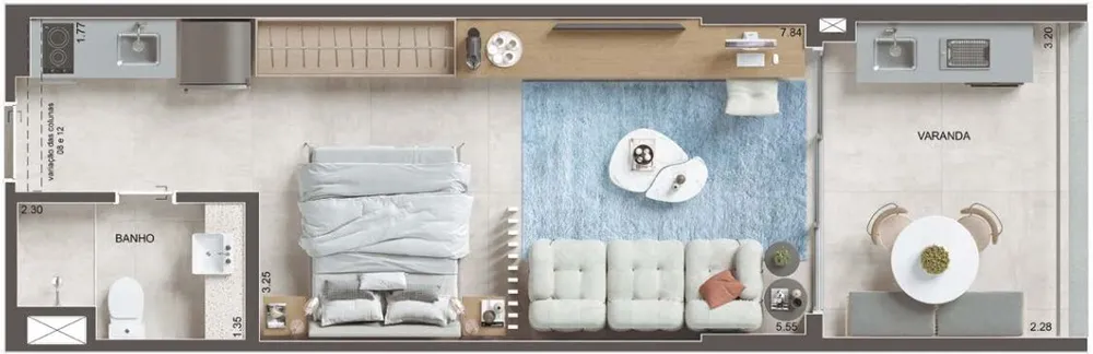 Apartamento, 1 quarto, 109 m² - Foto 31