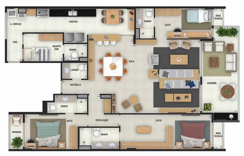 Apartamento, 4 quartos, 145 m² - Foto 17