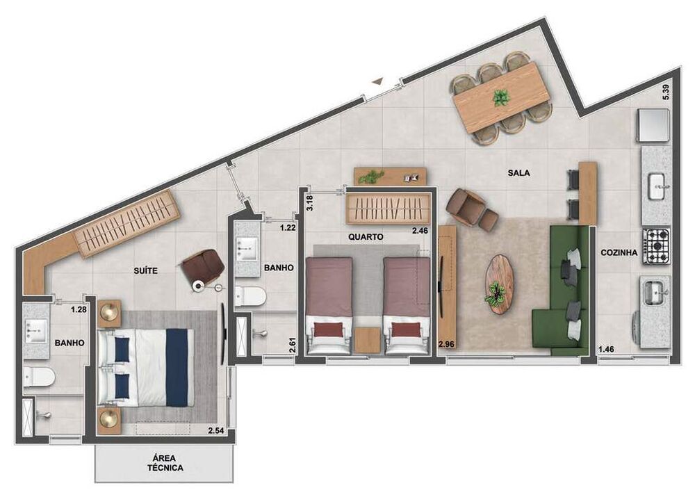 Cobertura à venda com 3 quartos, 172m² - Foto 8