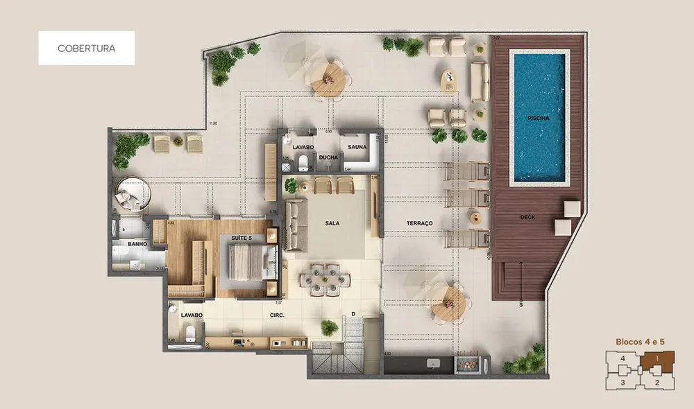 Cobertura, 5 quartos, 171 m² - Foto 27