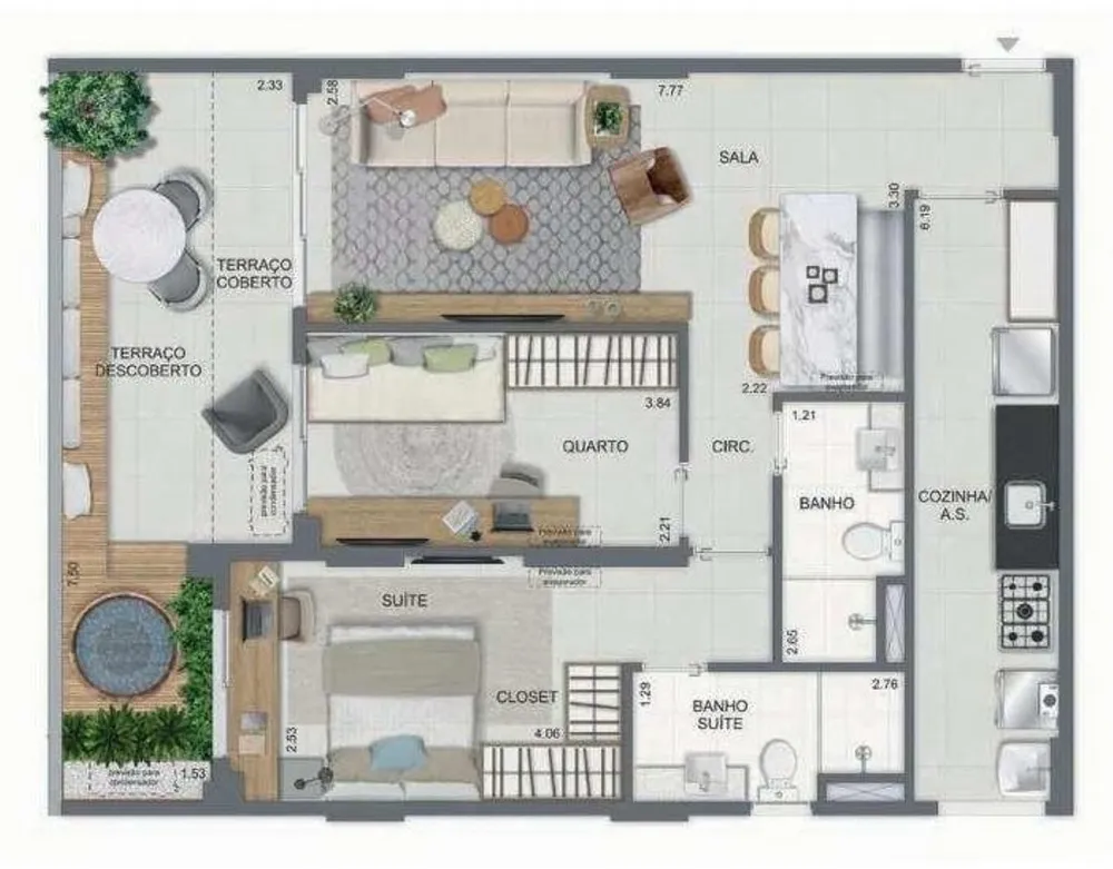 Cobertura, 3 quartos, 141 m² - Foto 5