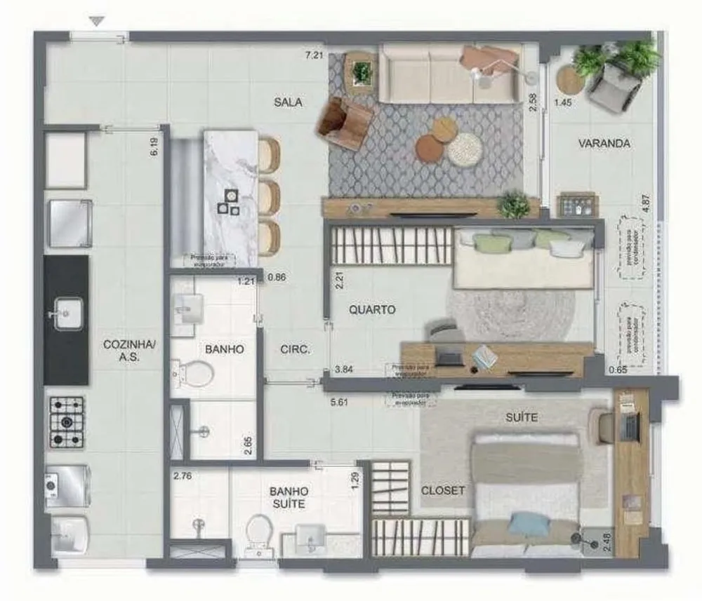 Cobertura, 3 quartos, 141 m² - Foto 34