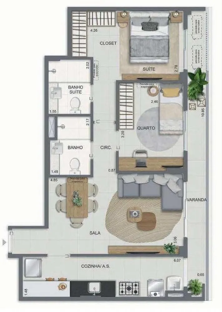 Cobertura, 3 quartos, 141 m² - Foto 32