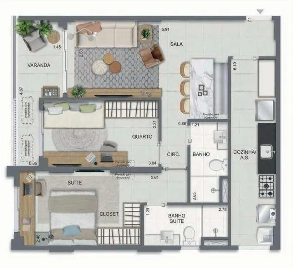 Cobertura, 3 quartos, 141 m² - Foto 31