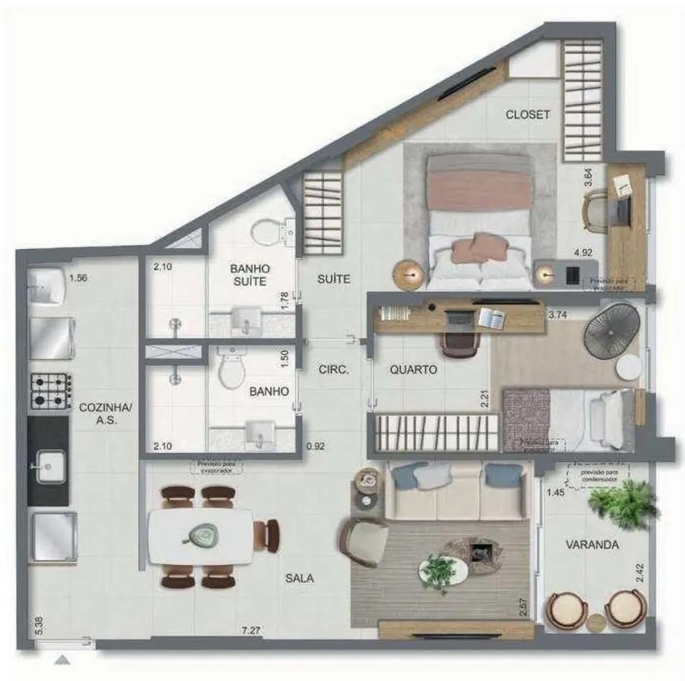 Cobertura, 3 quartos, 141 m² - Foto 29